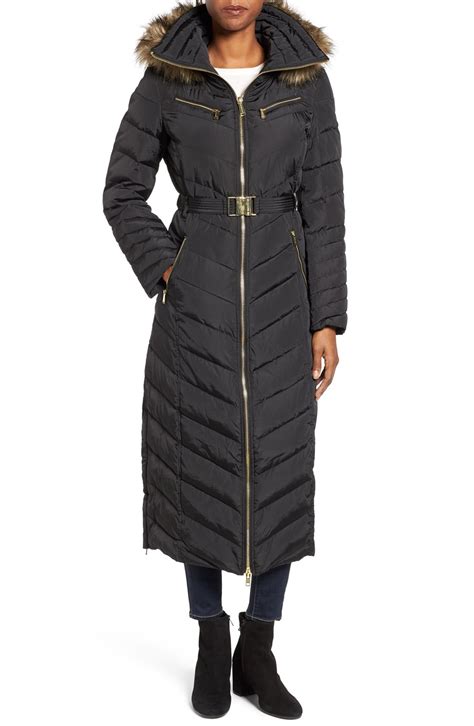 michael kors ladies long coat|Michael Kors coat sale.